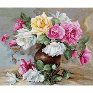 Vase avec des roses B587 Luca-S