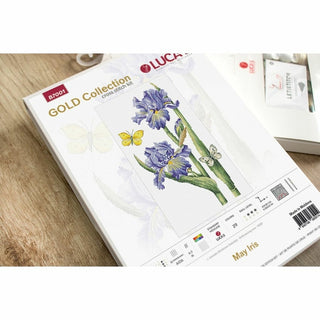 Irises de Mai B7001 Luca-S Gold Collection