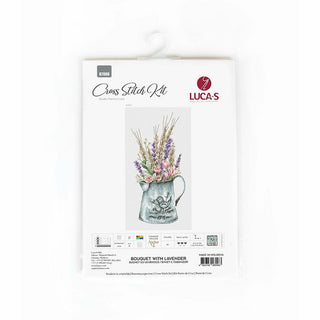 Bouquet de roses avec lavande - B7008 - Luca-S