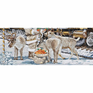 Le Père Noël en blanc BU5038 Luca-S