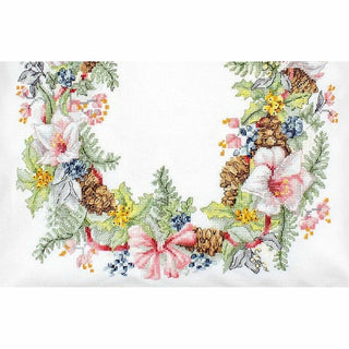 Coussin - couronne de Noël - PB210 - Luca-S