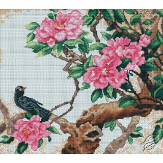 Fleurs et oiseau M228 RTO