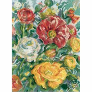 Aquarelle de roses M244 RTO