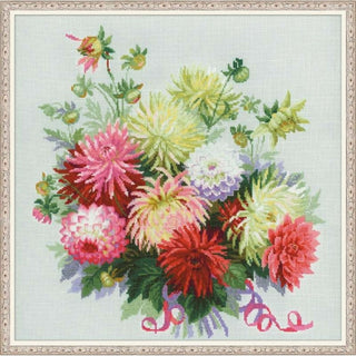 Bouquet de dahlias 1384 Riolis