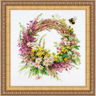 Couronne de fleurs des champs 1456 Riolis