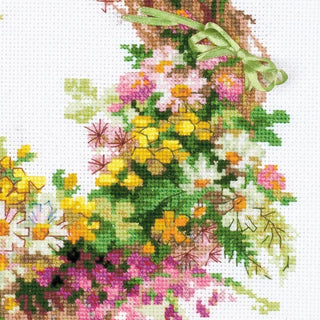 Couronne de fleurs des champs 1456 Riolis