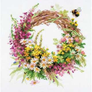 Couronne de fleurs des champs 1456 Riolis