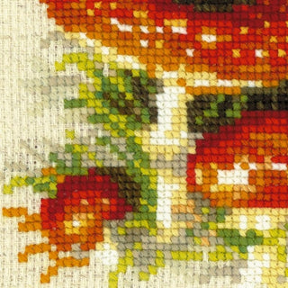 Oiseau et Amanite tue-mouche 1545 Riolis