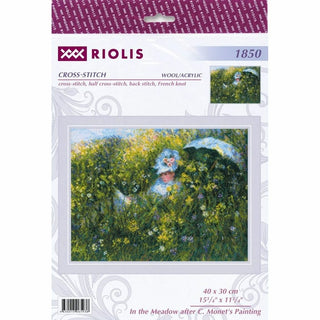 Dans La Prairie d après la peinture de C. Monet 1850 Riolis