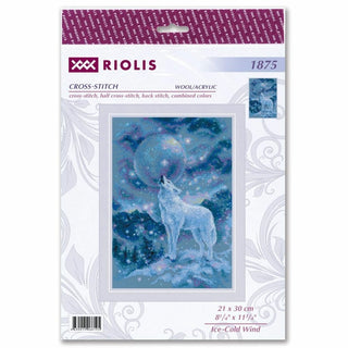 Loup au clair de lune - 1875 - Riolis