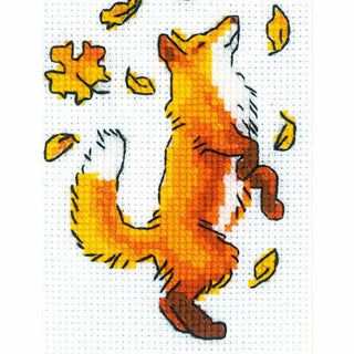 Renards dans les feuilles 1879 Riolis