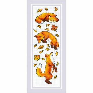 Renards dans les feuilles 1879 Riolis
