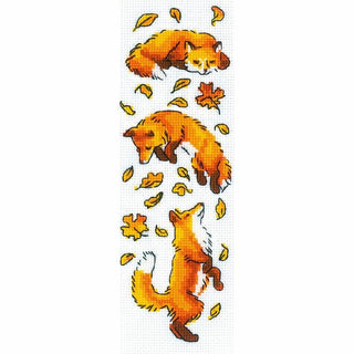 Renards dans les feuilles 1879 Riolis