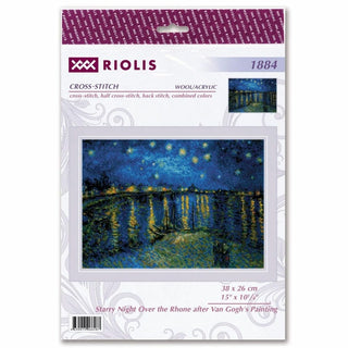 Nuit étoilée sur le Rhône 1884 Riolis
