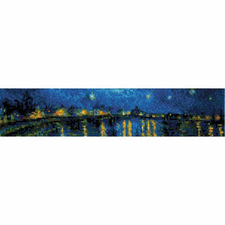 Nuit étoilée sur le Rhône 1884 Riolis