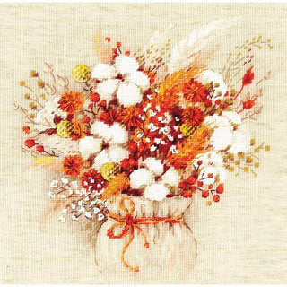 Bouquet de Lagurus et Coton 1913 Riolis