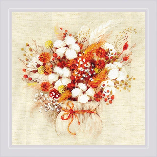 Bouquet de Lagurus et Coton 1913 Riolis