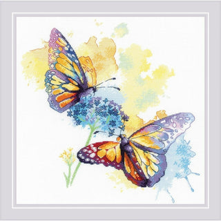 Papillons Vol coloré 1941 Riolis