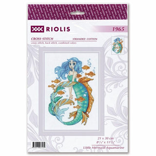 Petite Sirène Aigue marine 1965 Riolis
