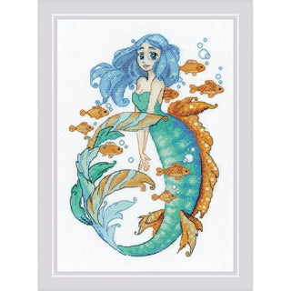 Petite Sirène Aigue marine 1965 Riolis