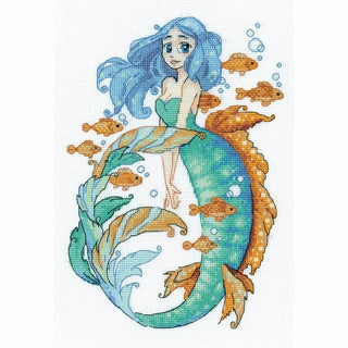 Petite Sirène Aigue marine 1965 Riolis