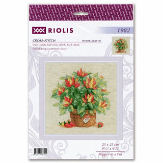 Piments dans un pot 1982 Riolis