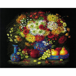 Nature morte aux chrysanthèmes 2068 Riolis