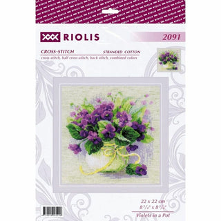 Violettes en pot 2091 Riolis