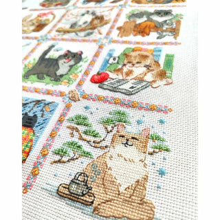 Calendrier chat 2136 Riolis