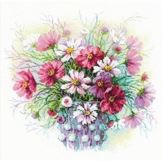 Cosmos à l aquarelle 2228 Riolis