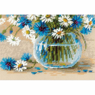 Marguerites et bleuets 2249 Riolis