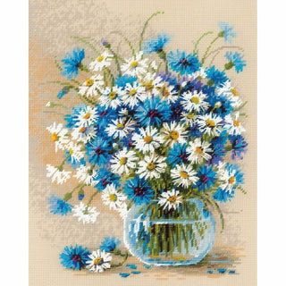 Marguerites et bleuets 2249 Riolis