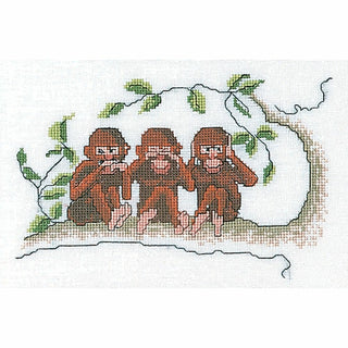 Trois singes sages 1031 lin Thea Gouverneur