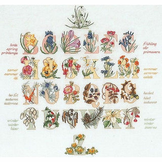 Alphabet floral 2025 lin Thea Gouverneur