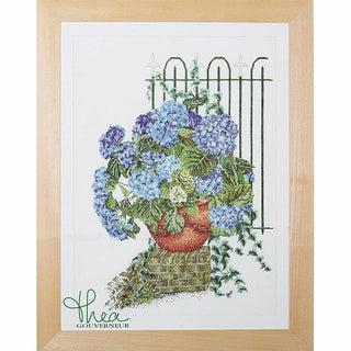 Thea Gouverneur 2035 lin Hortensia Bleu