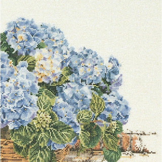Thea Gouverneur 2046 lin Hydrangea bleu