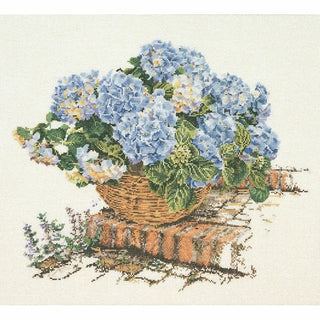 Thea Gouverneur 2046 lin Hydrangea bleu