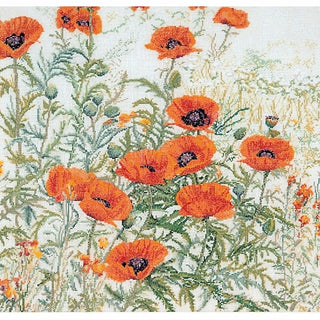 Coquelicots orange 2062 lin Thea Gouverneur