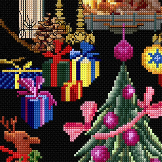 Thea Gouverneur 2077-05 Samplers Christmas Design