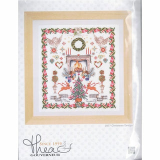 Samplers Christmas Design 2077 Aida Thea Gouverneur