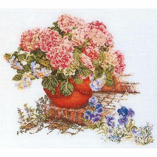 Thea Gouverneur 2078 lin Hortensias et Pensées