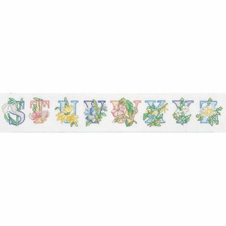 Thea Gouverneur 2089 Aida Alphabet floral