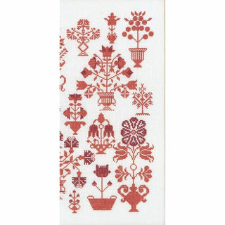 Sampler antique Flower 2092 lin Thea Gouverneur