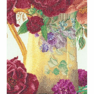 Rose en bouquet 3019 lin Thea Gouverneur