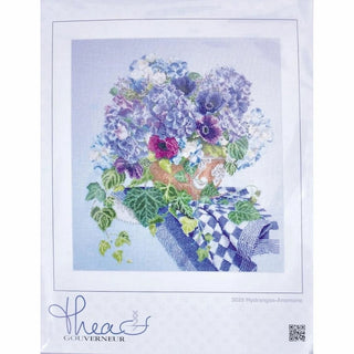 Hortensia et anémones 3025 Aida Thea Gouverneur