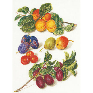 Pêches et prunes 3062 lin Thea Gouverneur