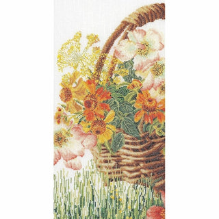 Panier de fleurs 3064 lin Thea Gouverneur