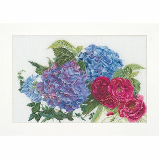 Hydrangea et rose 442 lin Thea Gouverneur