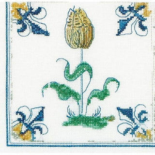 Carreaux Anciennes Fleurs 485 lin Thea Gouverneur