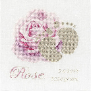 Tableau de naissance Rose 508 Aida Thea Gouverneur